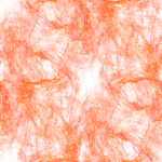 Orange on transparent background