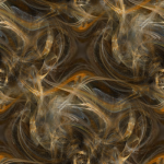 Golden brown whispy fractal